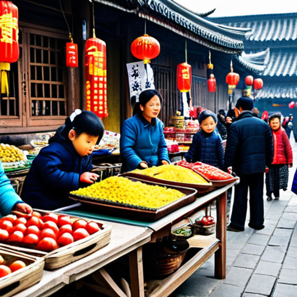 ** A bustling marketplace in Liyue Harbor, China. Vendors in traditional, fully clothed Chinese garments sell local goods. Children in modest clothing play games nearby. The scene is filled with vibrant colors and details. Safe for work, appropriate content, professional photography, perfect anatomy, natural proportions, high quality.

**
