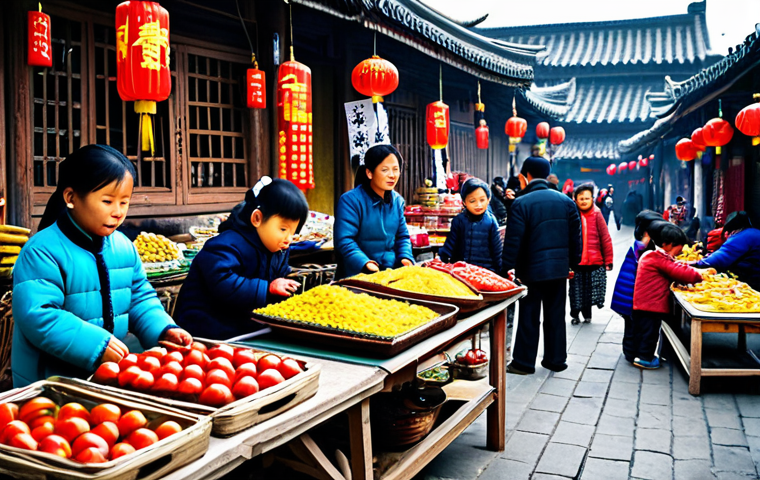 ** A bustling marketplace in Liyue Harbor, China. Vendors in traditional, fully clothed Chinese garments sell local goods. Children in modest clothing play games nearby. The scene is filled with vibrant colors and details. Safe for work, appropriate content, professional photography, perfect anatomy, natural proportions, high quality.

**