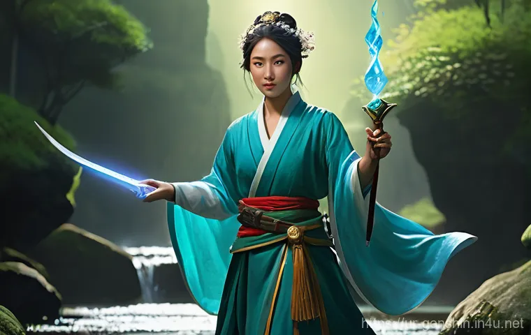 원신 최고의 파티 세팅 - Dynamic Elemental Synergy**

"A thrilling battle scene illustration featuring three fantasy adventur...